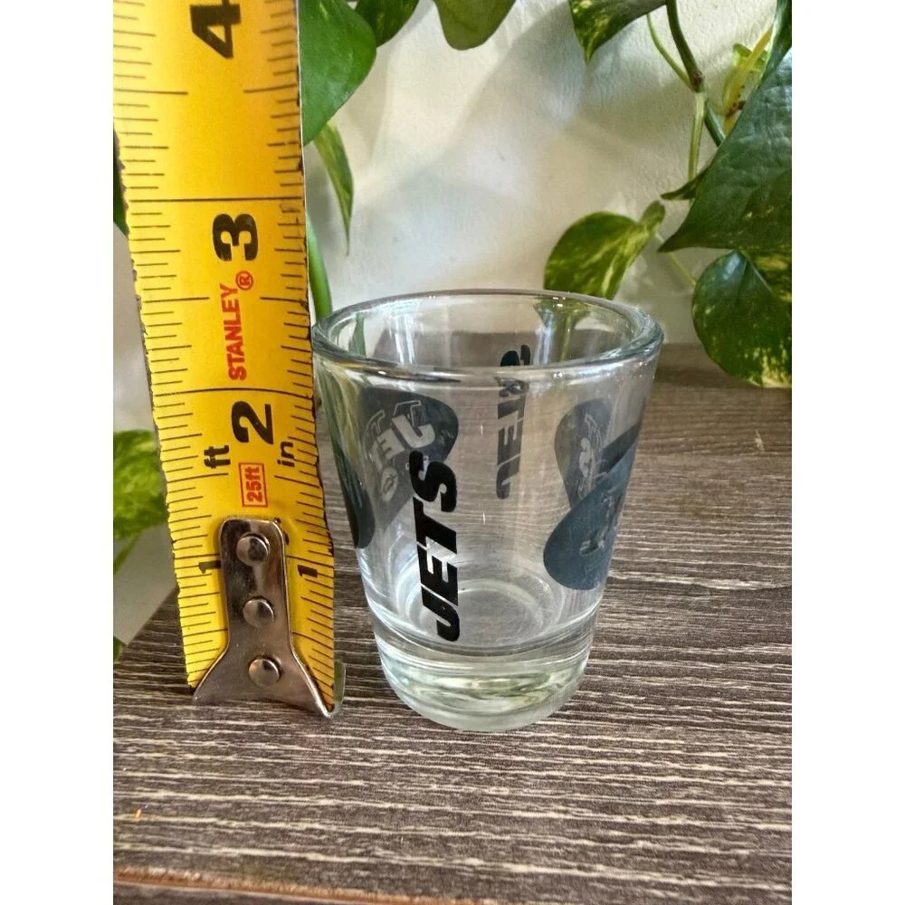 JETS football shot glass